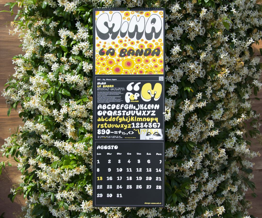 Calendario tipografico 2022 musica